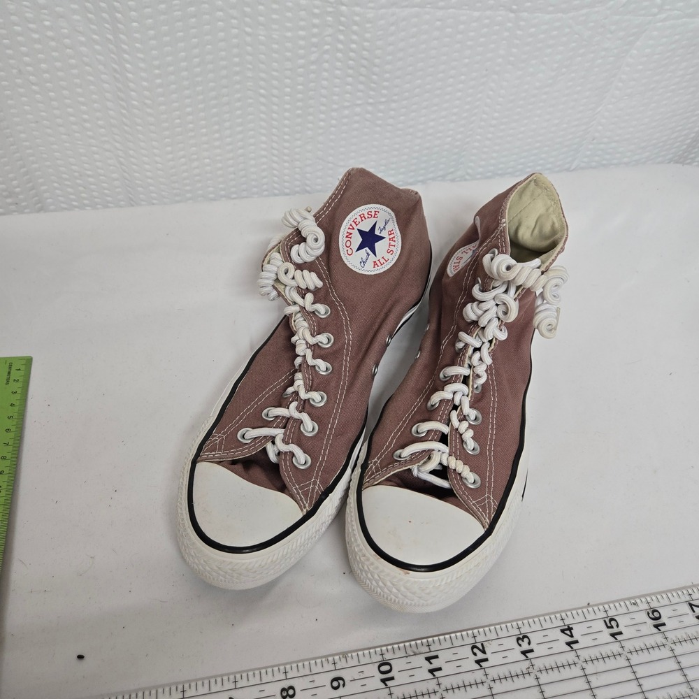 Converse Chuck Taylor All Star High Top Mauve Brown Sneakers Mens 8 Womens 10